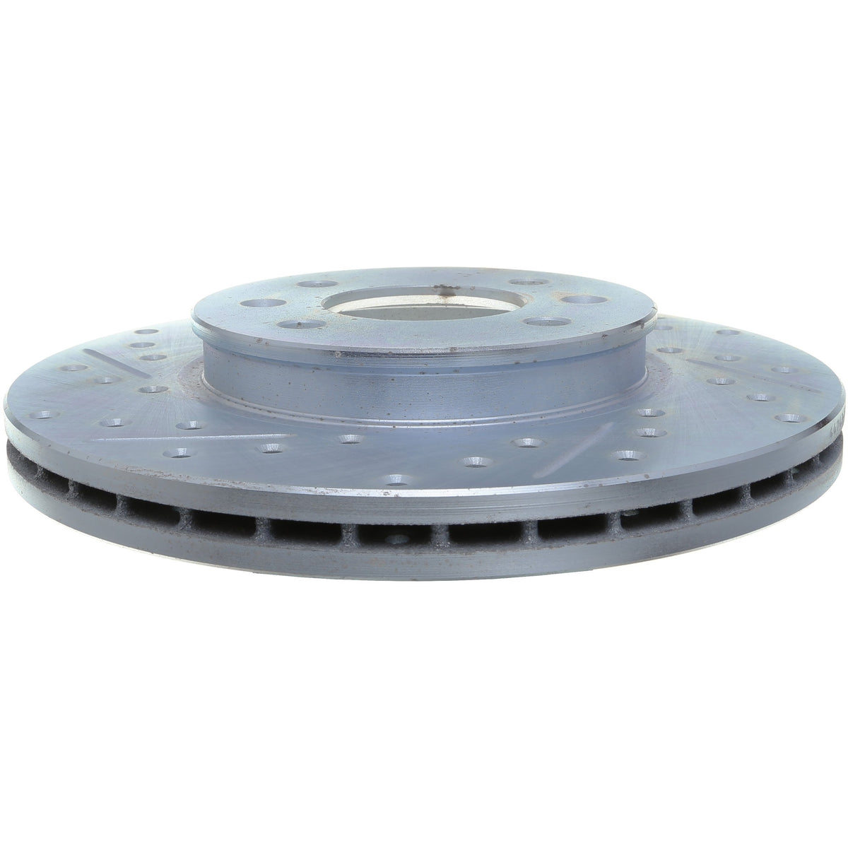 StopTech Select Sport Drilled And Slotted Brake Rotor; Front Right