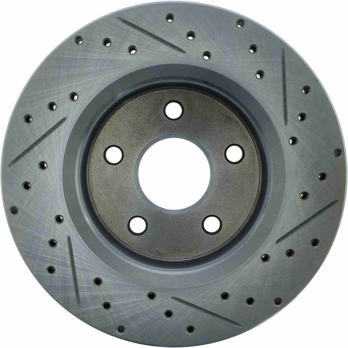 StopTech Select Sport Drilled And Slotted Brake Rotor; Front Right