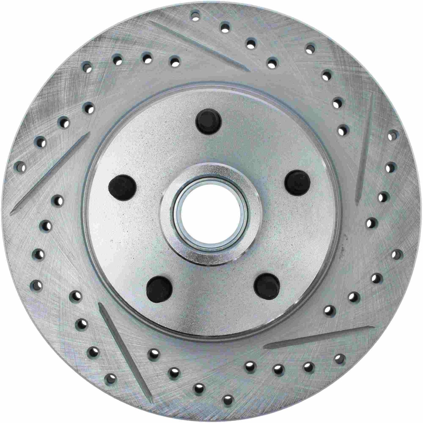 StopTech Select Sport Drilled And Slotted Brake Rotor; Front Left