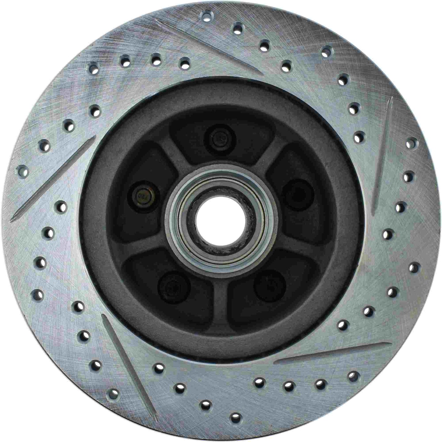 StopTech Select Sport Drilled And Slotted Brake Rotor; Front Right