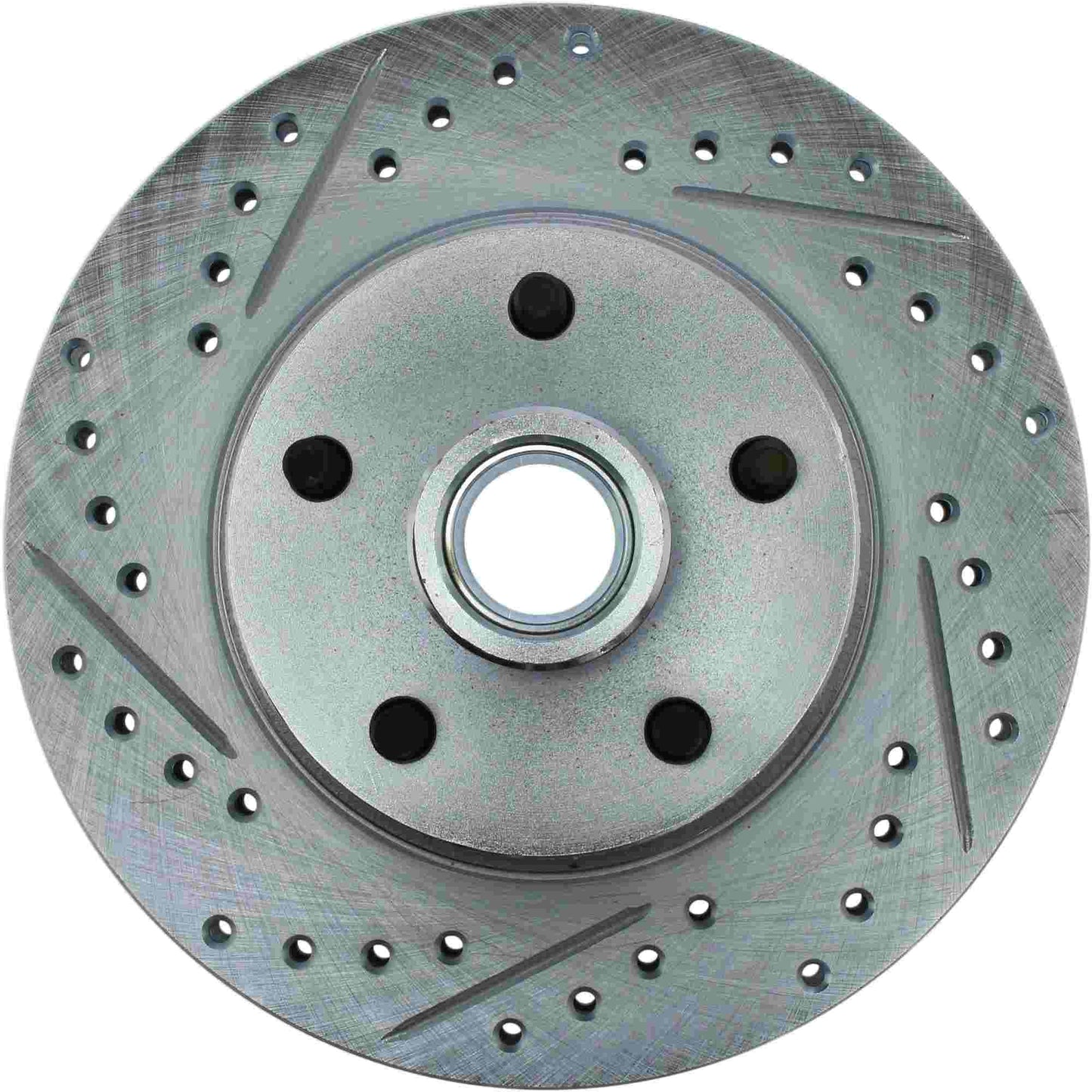 StopTech Select Sport Drilled And Slotted Brake Rotor; Front Right