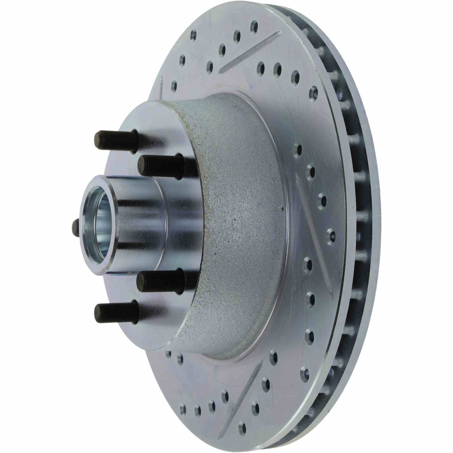 StopTech Select Sport Drilled And Slotted Brake Rotor; Front Right