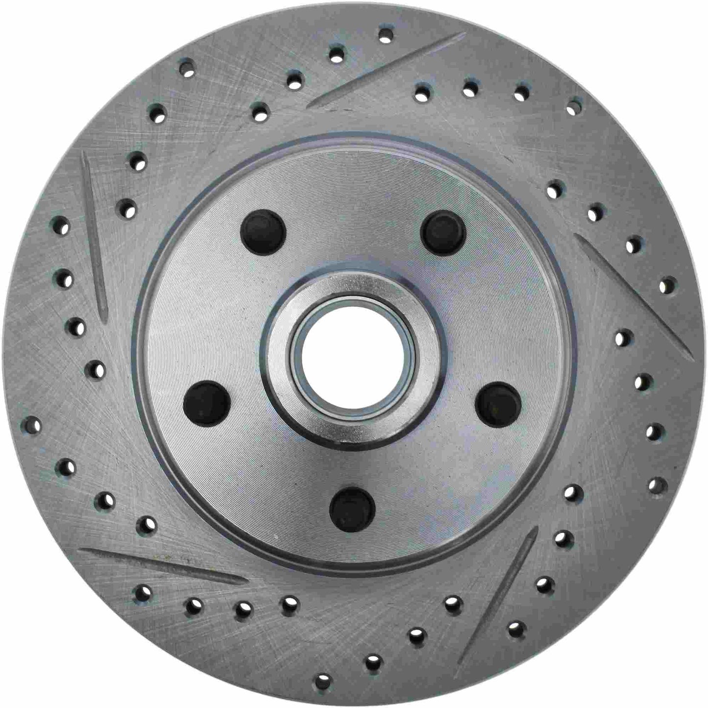 StopTech Select Sport Drilled And Slotted Brake Rotor; Front Right