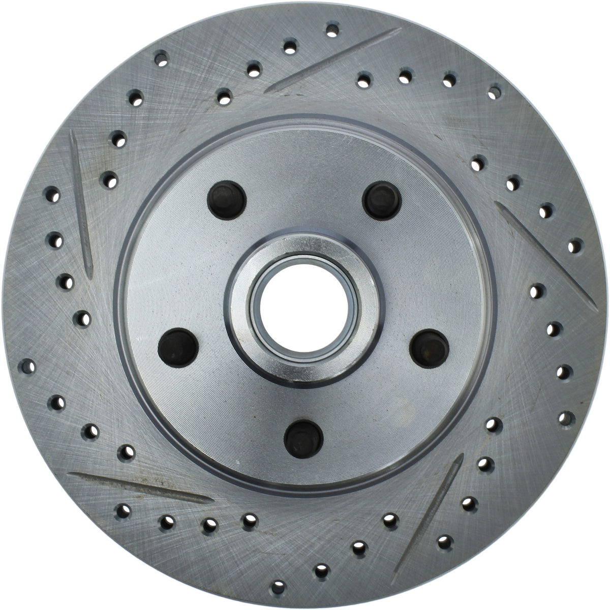 StopTech Select Sport Drilled And Slotted Brake Rotor; Front Right