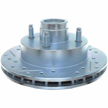 StopTech Select Sport Drilled And Slotted Brake Rotor; Front Right