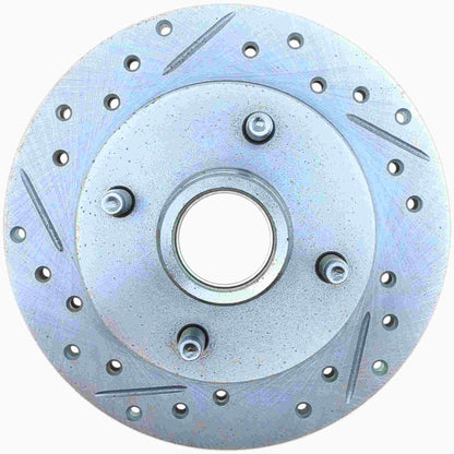 StopTech Select Sport Drilled And Slotted Brake Rotor; Front Right