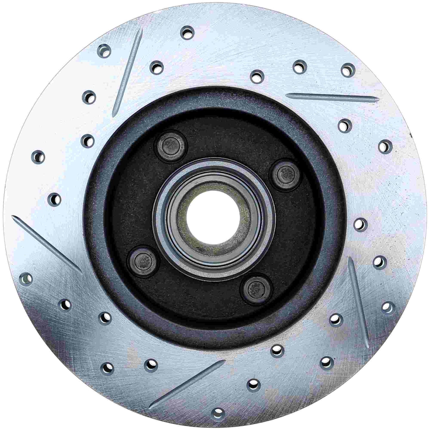 StopTech  Select Sport Drilled And Slotted Brake Rotor; Front Left