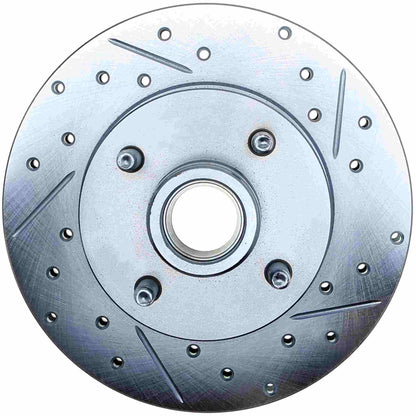 StopTech  Select Sport Drilled And Slotted Brake Rotor; Front Left