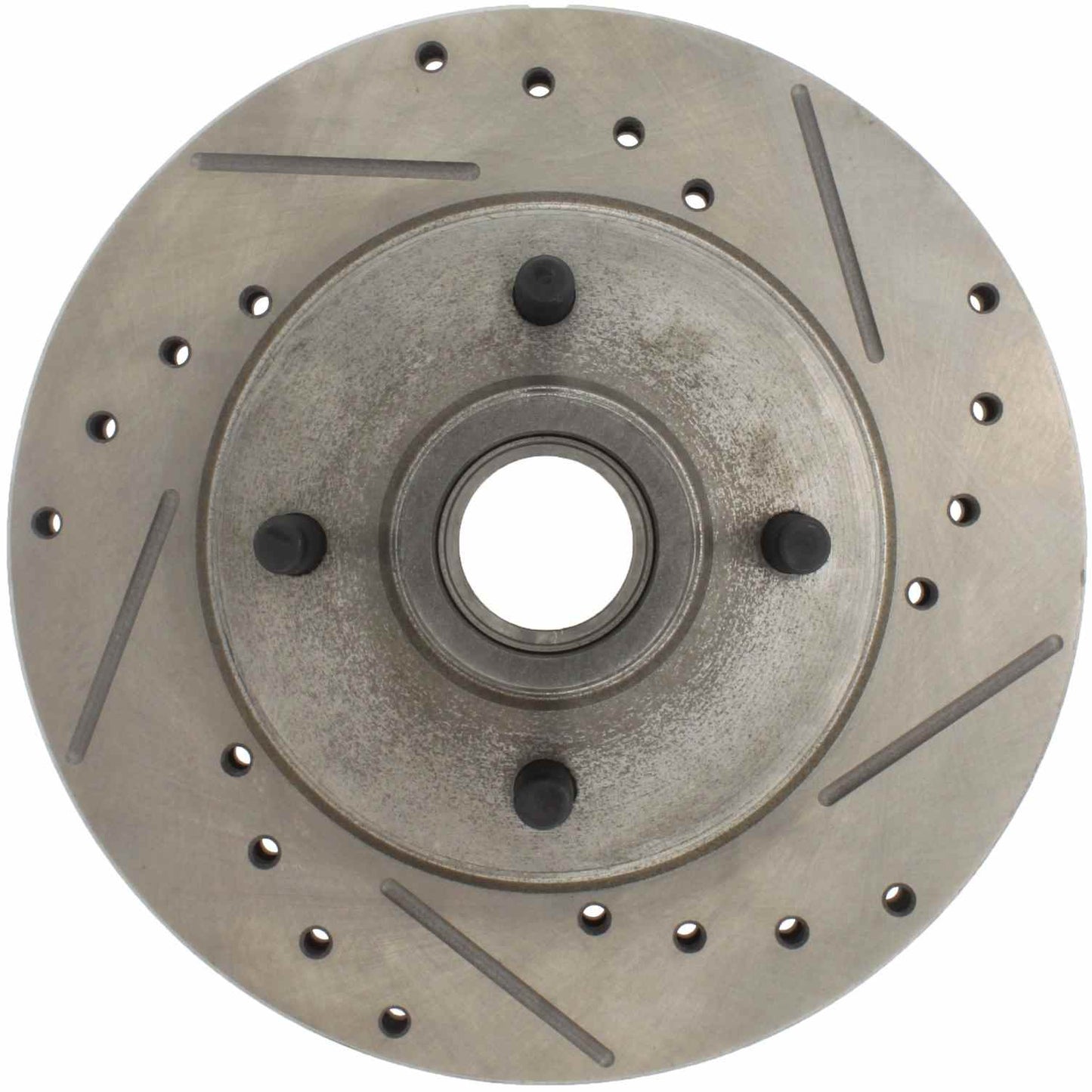 StopTech  Select Sport Drilled And Slotted Brake Rotor; Front Right