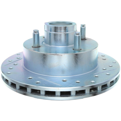 StopTech Select Sport Drilled And Slotted Brake Rotor; Front Left