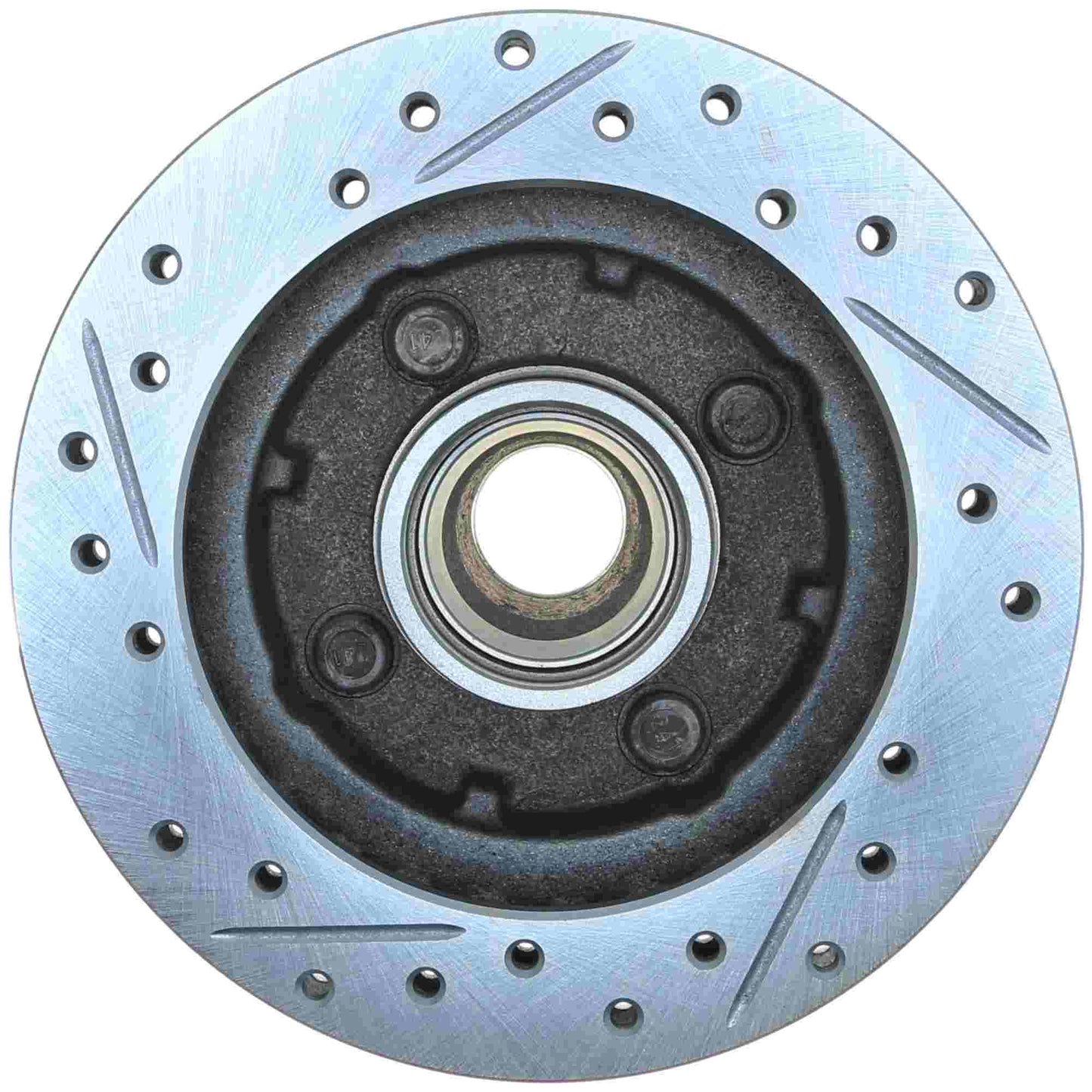 StopTech Select Sport Drilled And Slotted Brake Rotor; Front Left