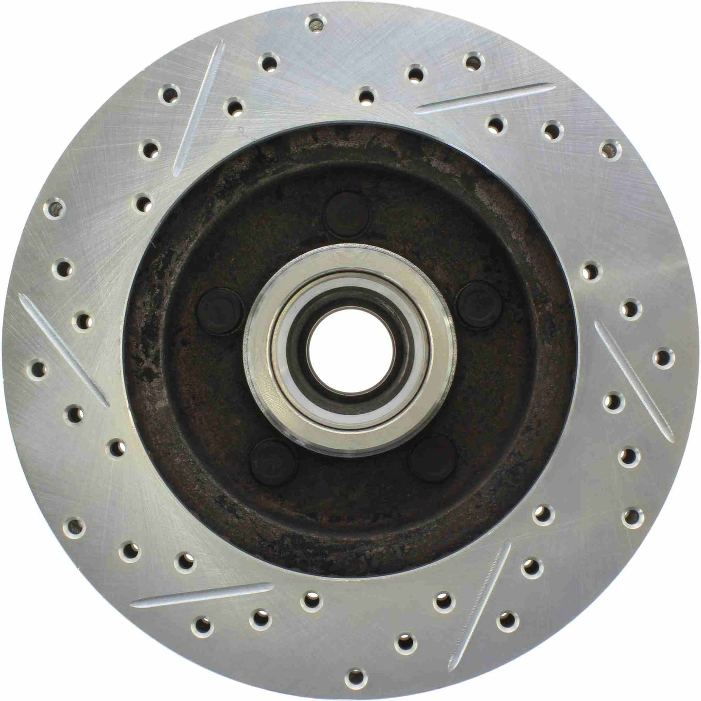 StopTech  Select Sport Drilled And Slotted Brake Rotor; Front Left