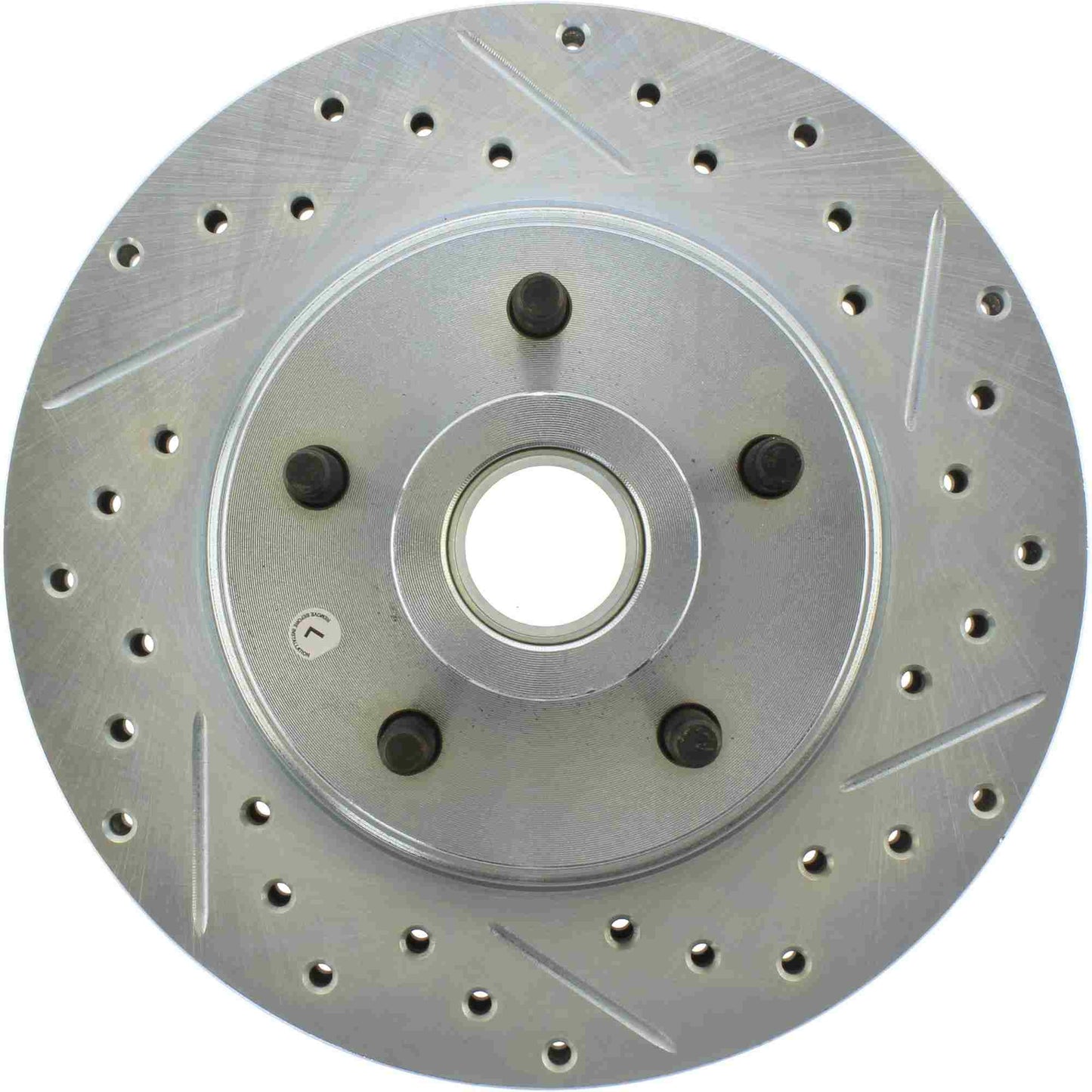 StopTech  Select Sport Drilled And Slotted Brake Rotor; Front Left