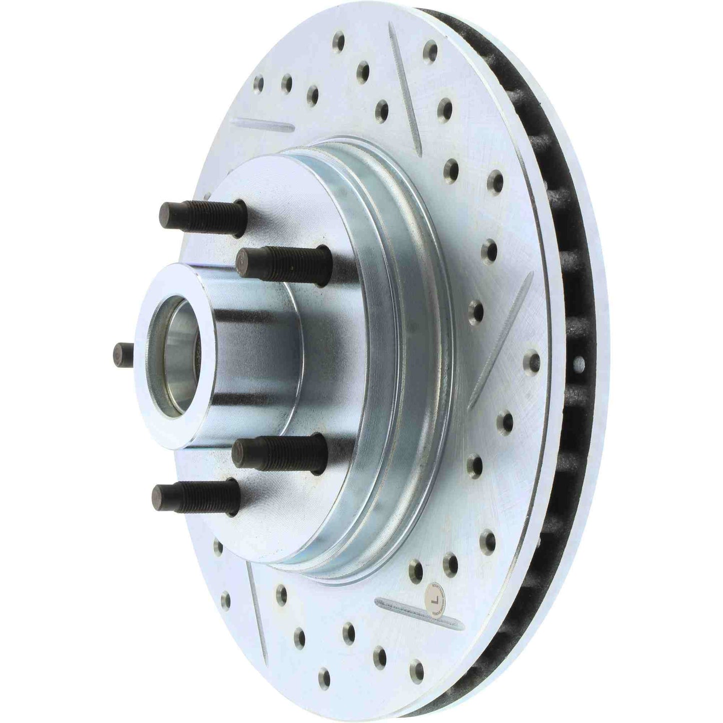 StopTech  Select Sport Drilled And Slotted Brake Rotor; Front Left