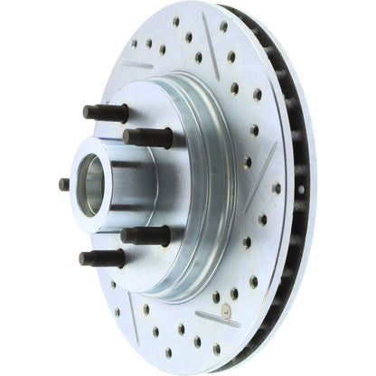 StopTech  Select Sport Drilled And Slotted Brake Rotor; Front Left