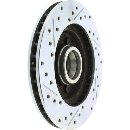 StopTech  Select Sport Drilled And Slotted Brake Rotor; Front Left