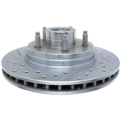 StopTech  Select Sport Drilled And Slotted Brake Rotor; Front Right