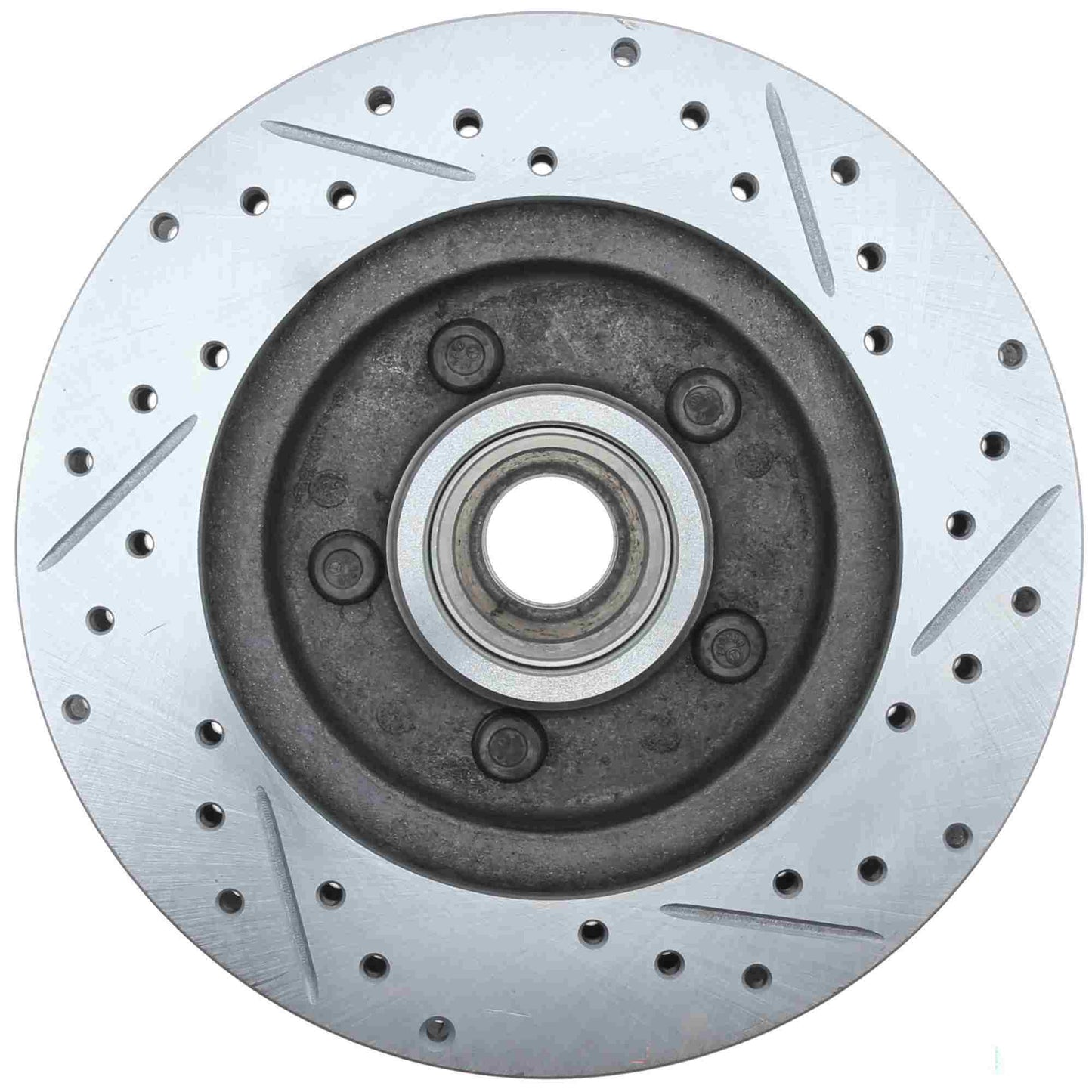 StopTech  Select Sport Drilled And Slotted Brake Rotor; Front Right