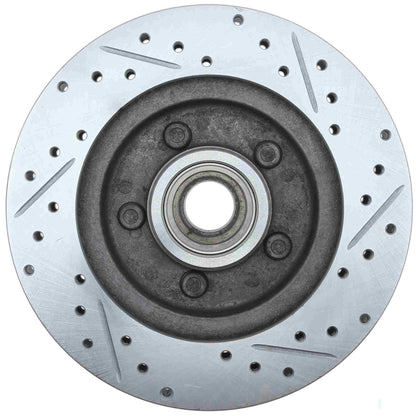 StopTech  Select Sport Drilled And Slotted Brake Rotor; Front Right