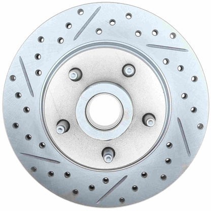 StopTech  Select Sport Drilled And Slotted Brake Rotor; Front Right