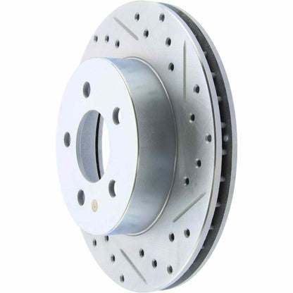 StopTech Select Sport 82-87 Lincoln Continental Sport Slotted & Drilled Left Rear Brake Rotor 227.61021L