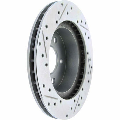 StopTech Select Sport 82-87 Lincoln Continental Sport Slotted & Drilled Left Rear Brake Rotor 227.61021L
