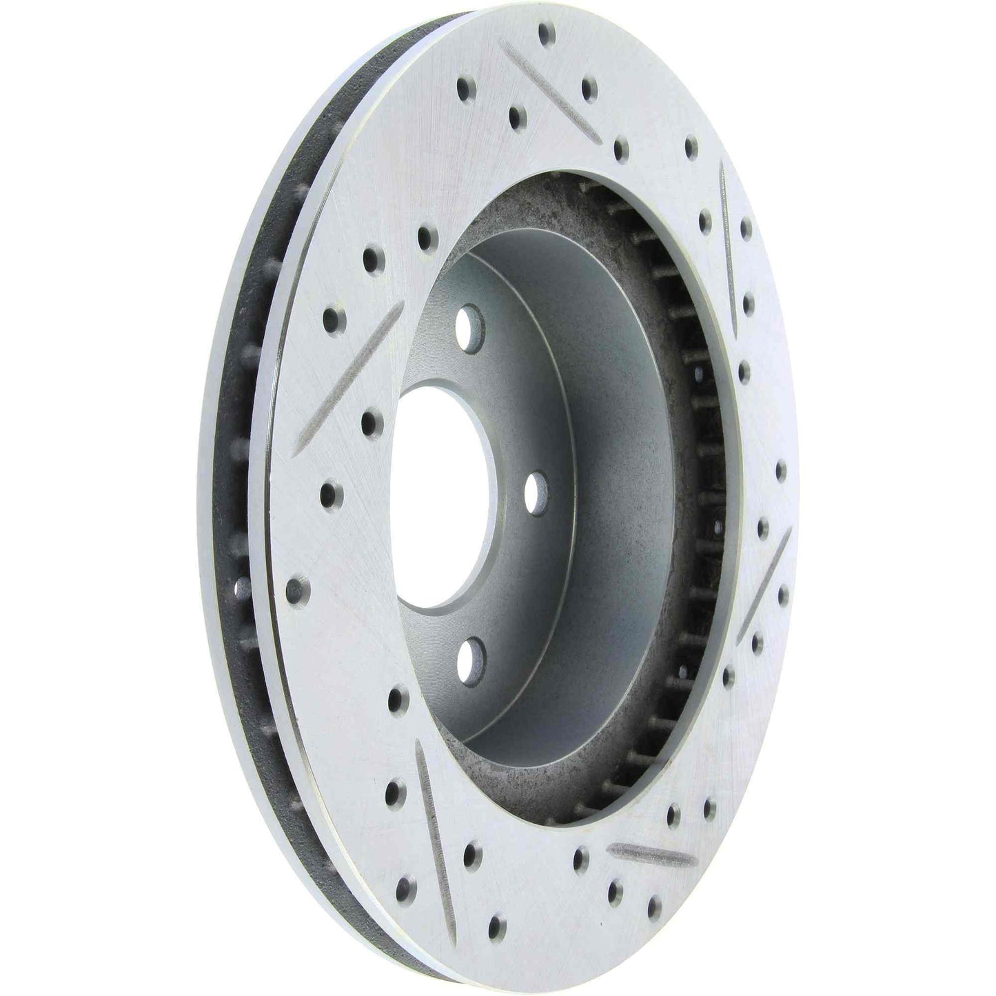 StopTech Select Sport 82-87 Lincoln Continental Sport Slotted & Drilled Right Rear Brake Rotor 227.61021R