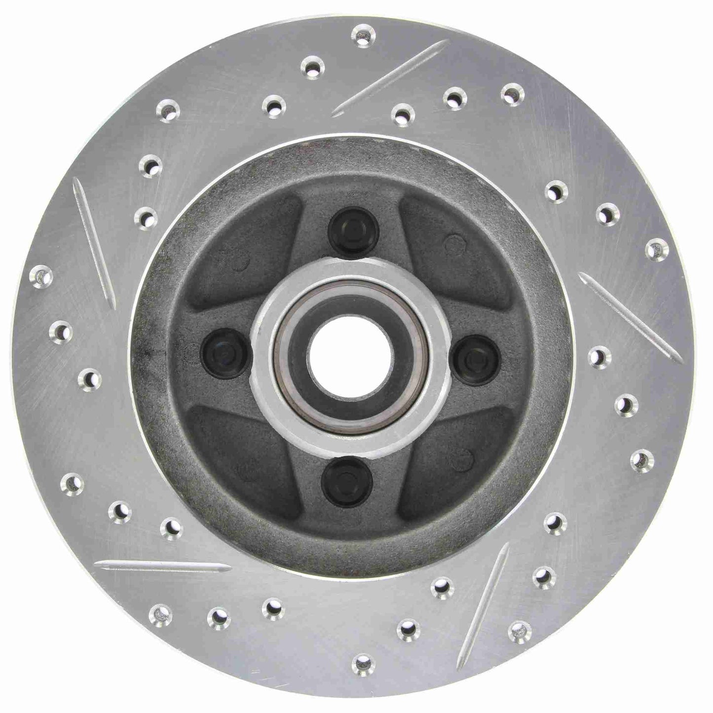 StopTech  Select Sport Drilled And Slotted Brake Rotor; Front Left