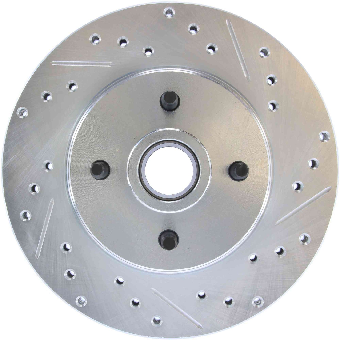 StopTech  Select Sport Drilled And Slotted Brake Rotor; Front Left