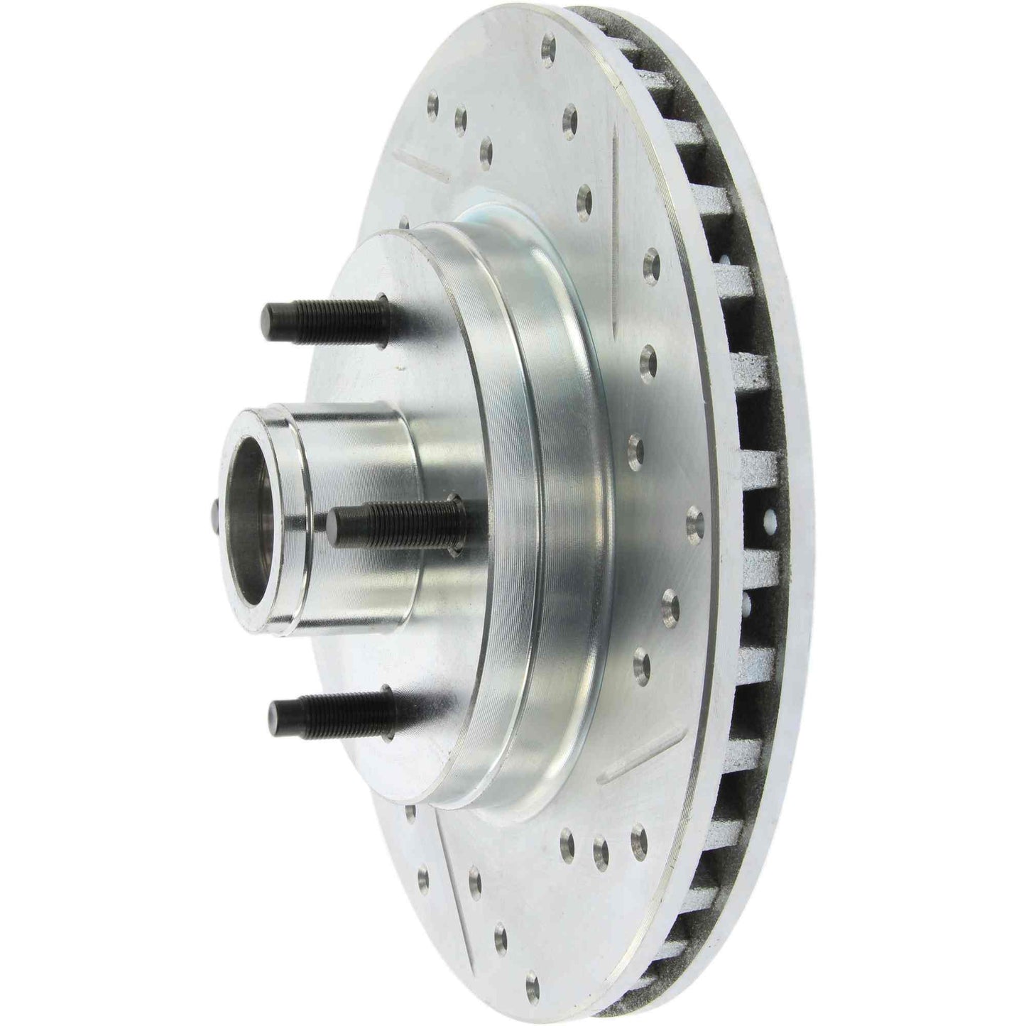 StopTech  Select Sport Drilled And Slotted Brake Rotor; Front Left
