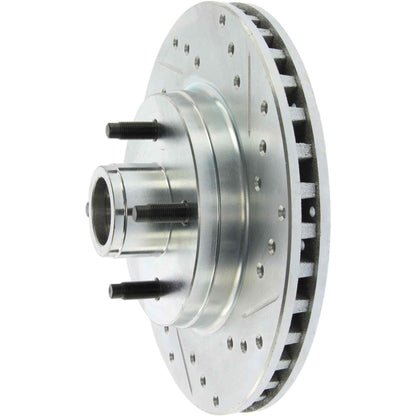 StopTech  Select Sport Drilled And Slotted Brake Rotor; Front Left