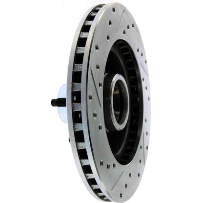 StopTech  Select Sport Drilled And Slotted Brake Rotor; Front Left