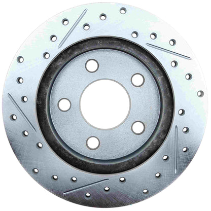 StopTech Select Sport Drilled & Slotted Rotor - Front Right 227.61037L