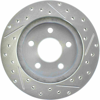 StopTech Select Sport Drilled & Slotted Rotor - Rear Right 227.61037R