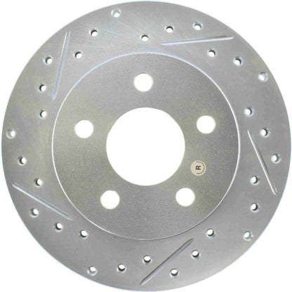StopTech Select Sport Drilled & Slotted Rotor - Rear Right 227.61037R