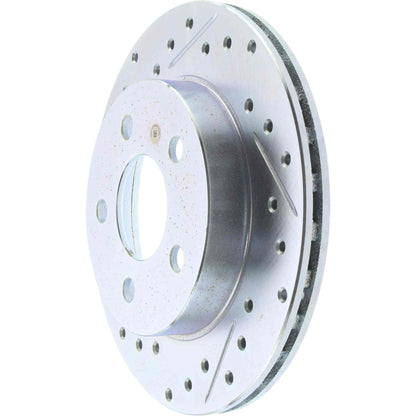 StopTech Select Sport Drilled & Slotted Rotor - Rear Right 227.61037R