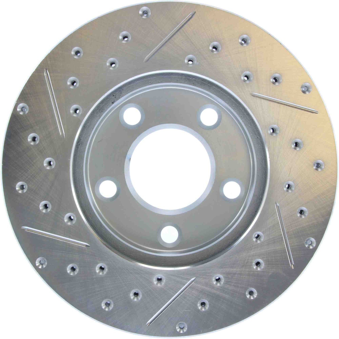 StopTech Select Sport Drilled And Slotted Brake Rotor; Front Left