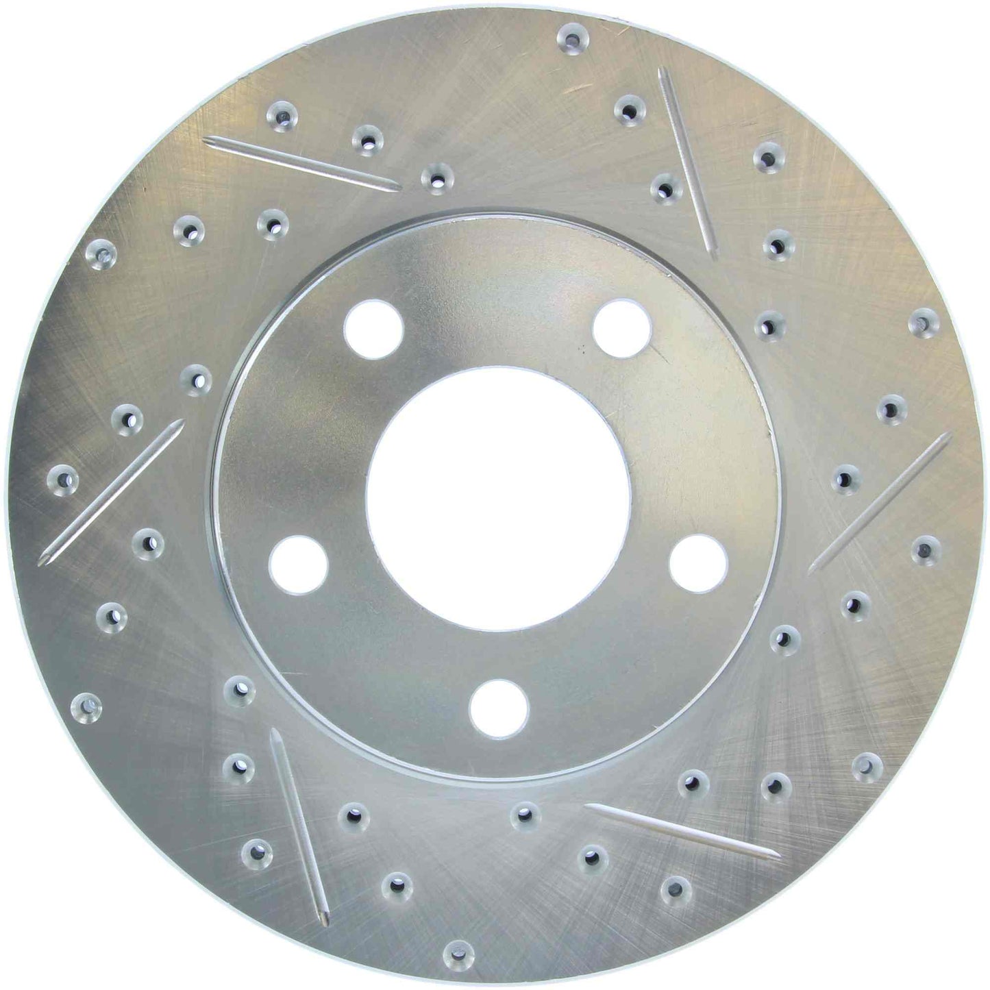 StopTech Select Sport Drilled And Slotted Brake Rotor; Front Left