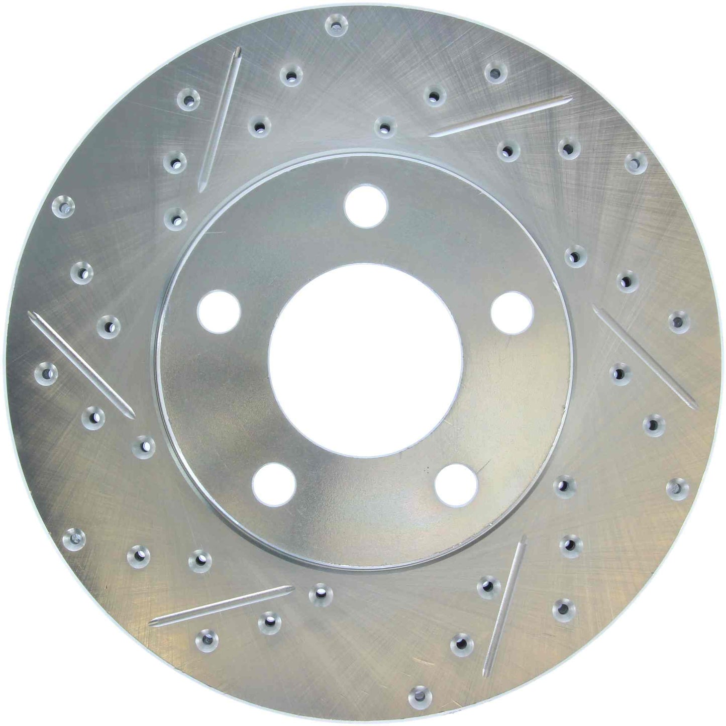 StopTech Select Sport Drilled And Slotted Brake Rotor; Front Right