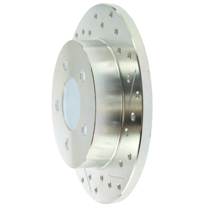 StopTech Select Sport 94-02 Ford Mustang (Excl Cobra) Slotted and Drilled Left Rear Rotor 227.61042L