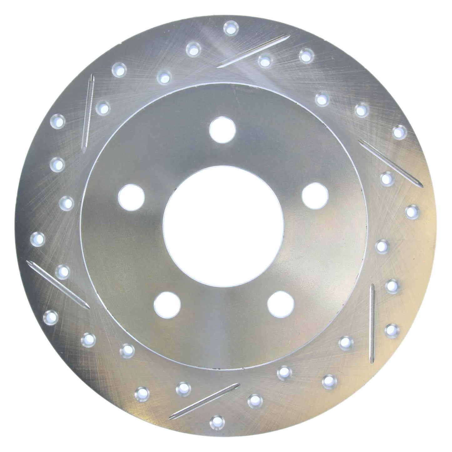 StopTech Select Sport 94-02 Ford Mustang (Excl Cobra) Slotted and Drilled Right Rear Rotor 227.61042R