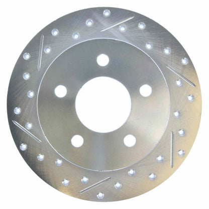 StopTech Select Sport 94-02 Ford Mustang (Excl Cobra) Slotted and Drilled Right Rear Rotor 227.61042R