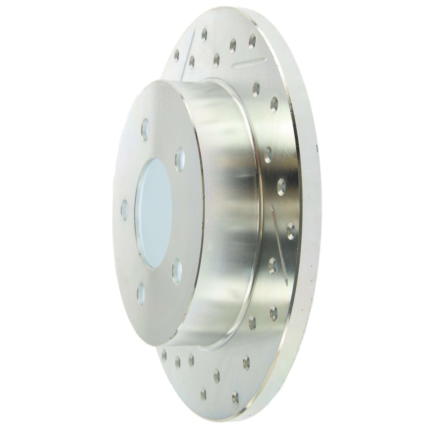 StopTech Select Sport 94-02 Ford Mustang (Excl Cobra) Slotted and Drilled Right Rear Rotor 227.61042R