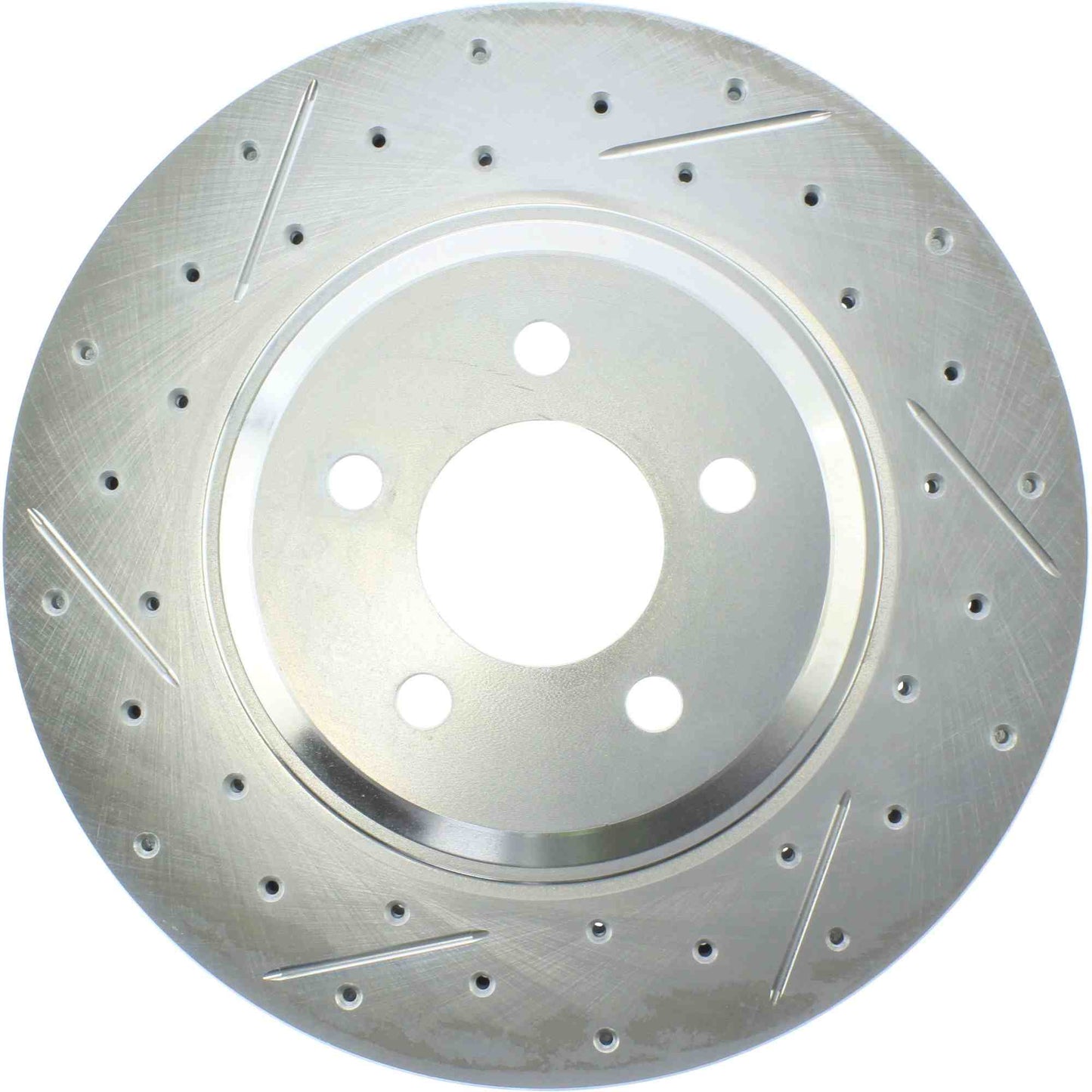 StopTech Select Sport Drilled And Slotted Brake Rotor; Front Right