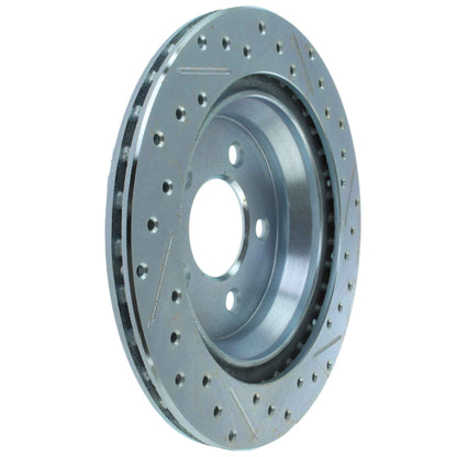StopTech Select Sport 94-04 Ford Mustang Slotted and Drilled Right Rear Rotor 227.61046R