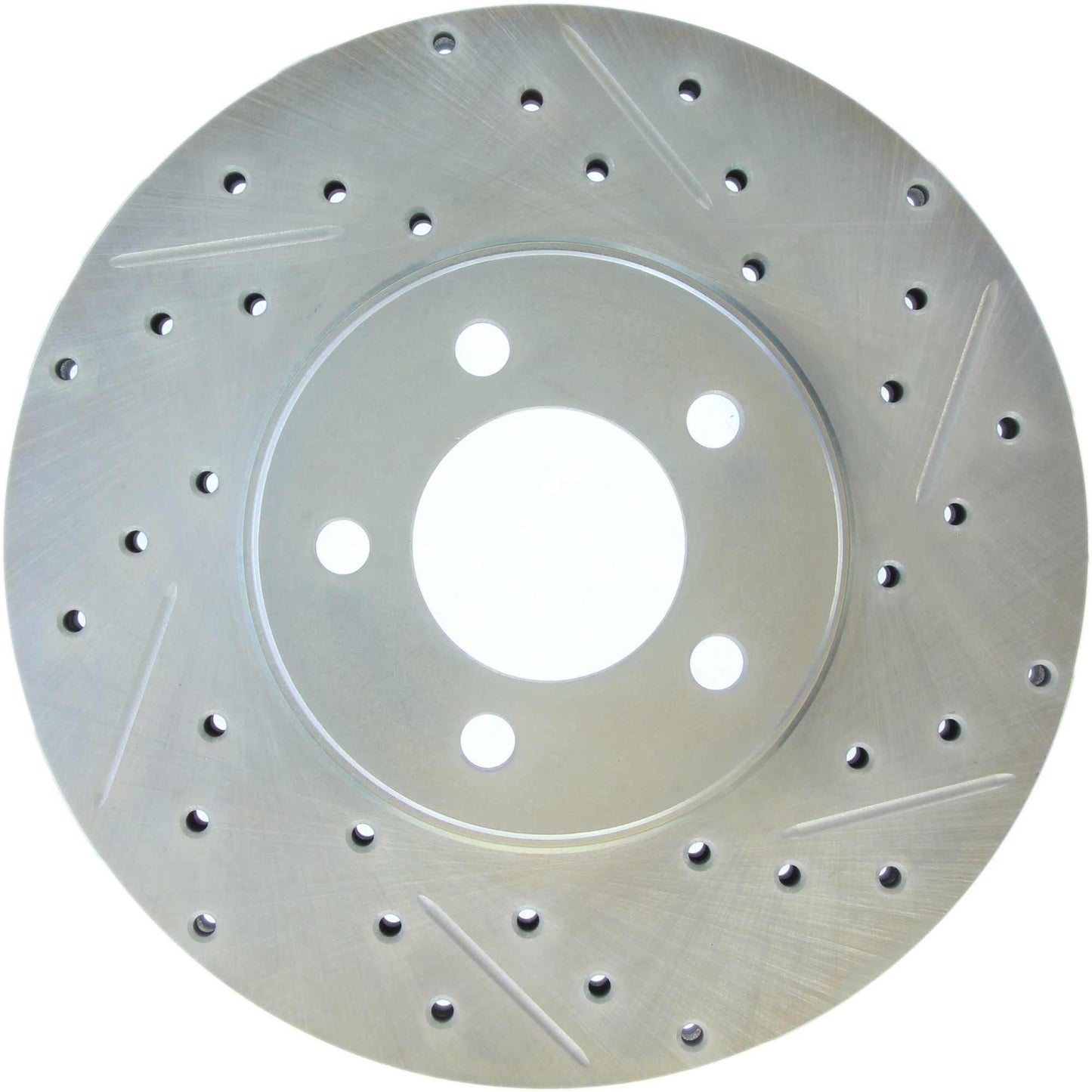 StopTech Select Sport Drilled And Slotted Brake Rotor; Front Left