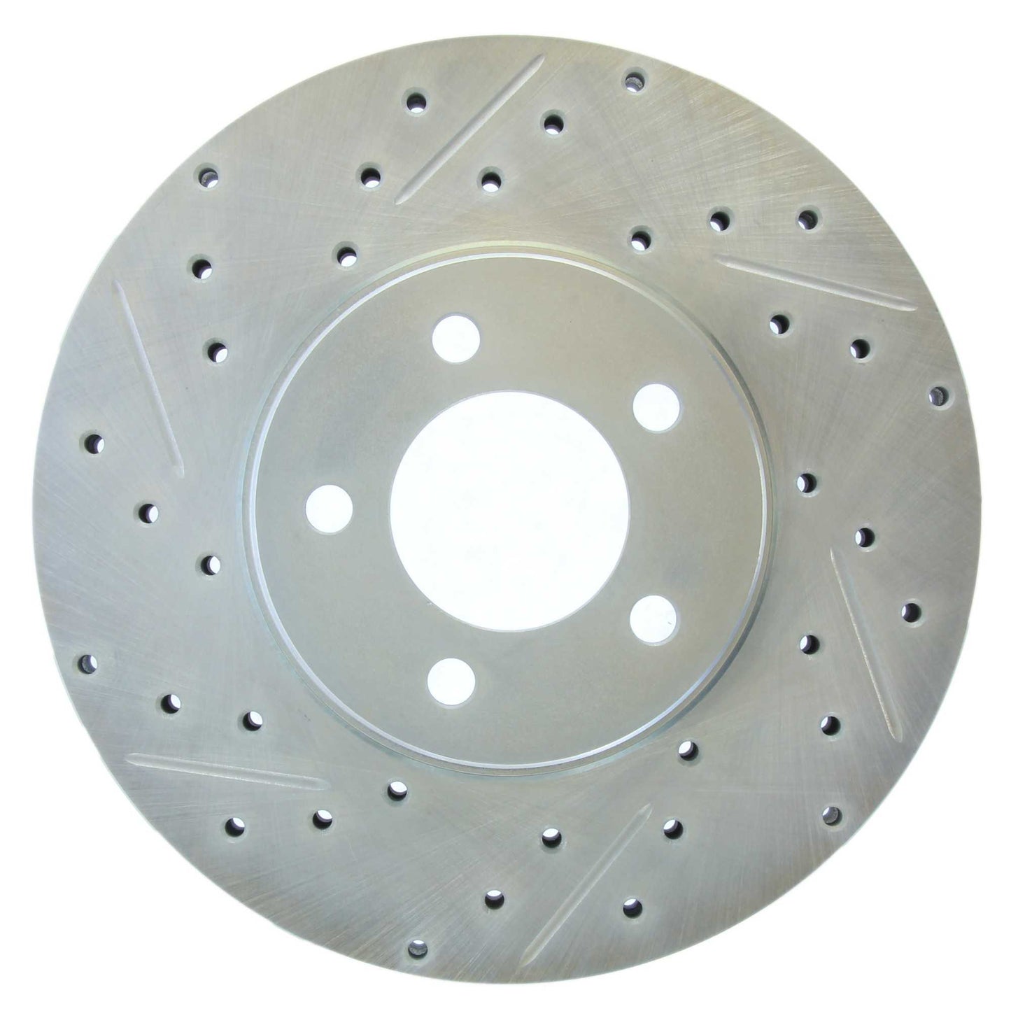 StopTech Select Sport Drilled And Slotted Brake Rotor; Front Right