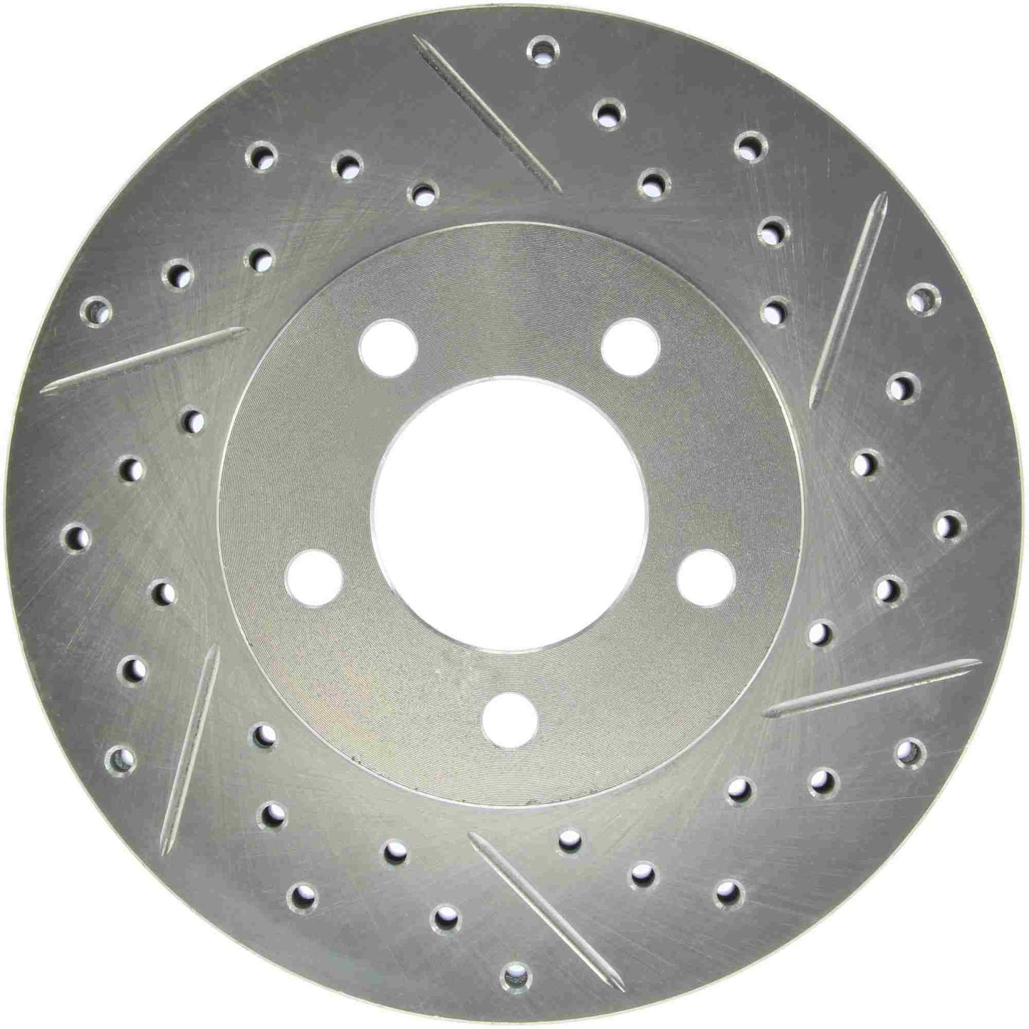 StopTech Select Sport Drilled And Slotted Brake Rotor; Front Left