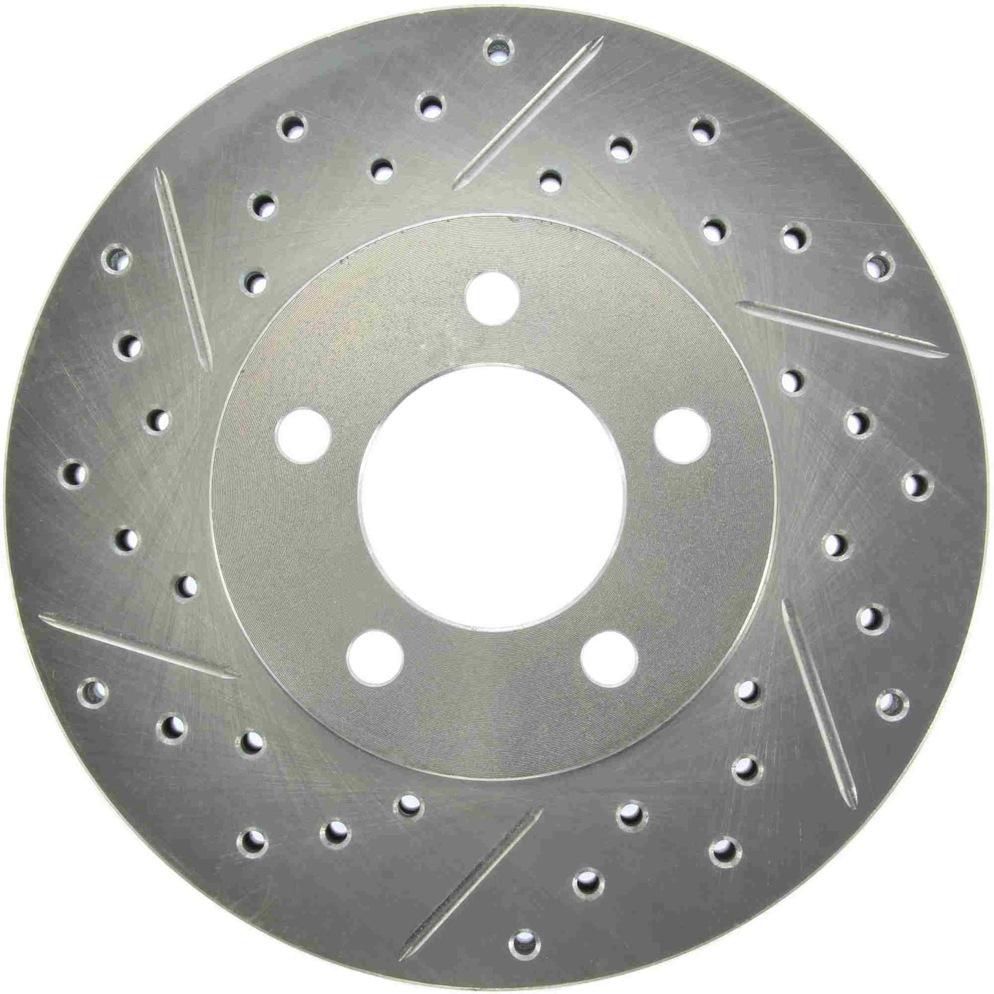 StopTech Select Sport Drilled And Slotted Brake Rotor; Front Right