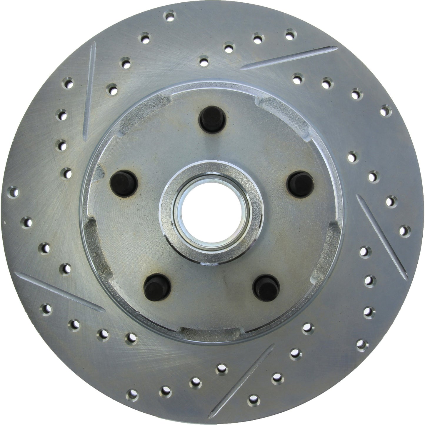 StopTech Select Sport Drilled And Slotted Brake Rotor; Front Right